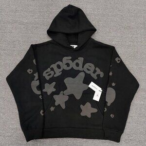 Black Sp5der hoodie Any Size